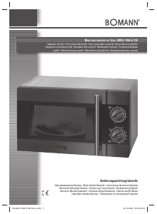 Manual Bomann MWG 1965 E CB Microwave