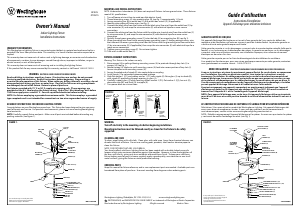 Mode d’emploi Westinghouse 6341600 Lampe