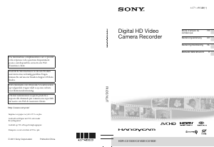 Manuale Sony HDR-CX160E Videocamera