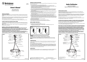 Manual de uso Westinghouse 6352200 Lámpara