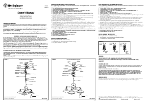 Manual de uso Westinghouse 6354500 Lámpara