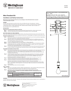 Manual de uso Westinghouse 6357200 Lámpara