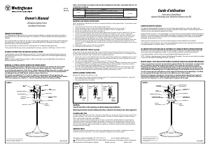 Mode d’emploi Westinghouse 6362400 Lampe