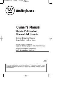 Manual de uso Westinghouse 6530200 Lámpara