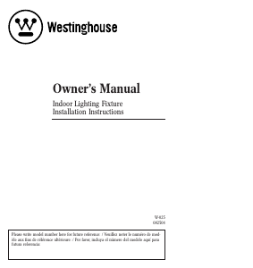 Manual de uso Westinghouse 6644800 Lámpara