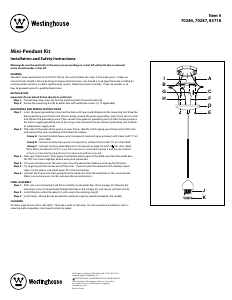 Manual Westinghouse 7028400 Lamp