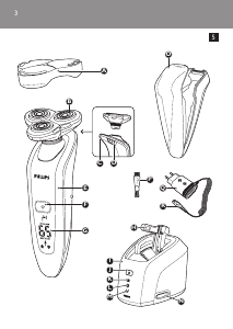 Handleiding Philips RQ1090 Scheerapparaat