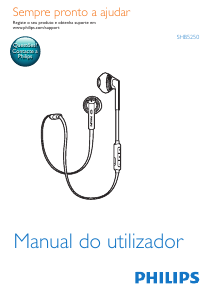 Manual Philips SHB5250WT Auscultador