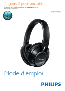 Mode d’emploi Philips SHB9850NC Casque