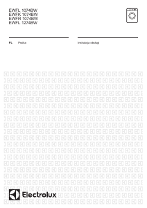 Instrukcja Electrolux EWFL1274BW Pralka