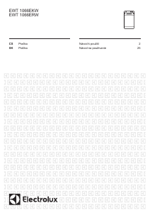 Návod Electrolux EWT1066ERW Práčka