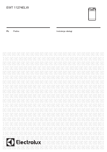 Instrukcja Electrolux EWT11274ELW Pralka