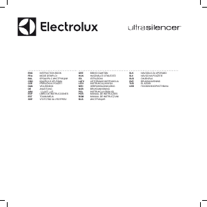 Manual de uso Electrolux EUS87DBM Aspirador