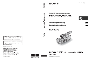 Handleiding Sony HDR-FX7E Camcorder