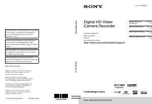 Handleiding Sony HDR-GW77E Camcorder