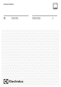 Brugsanvisning Electrolux EW9H768P9 Tørretumbler