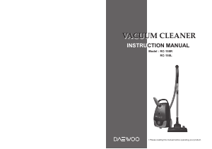 Manual Daewoo RC-150L Vacuum Cleaner