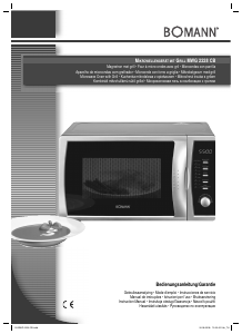 Manual Bomann MWG 2228 CB Microwave