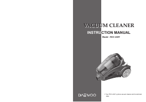 Manual Daewoo RCC-240Y Vacuum Cleaner