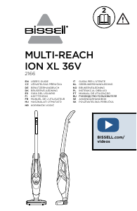 Rokasgrāmata Bissell 2166 MultiReach ION XL Putekļu sūcējs