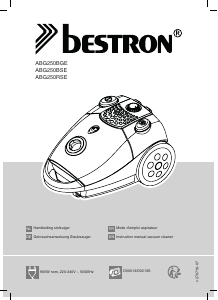 Mode d’emploi Bestron ABG250BGE Acurato Aspirateur