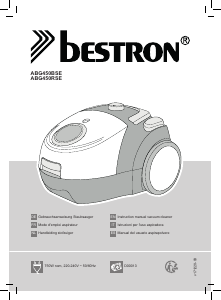 Manual de uso Bestron ABG450BSE Furbo Plus Aspirador