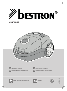 Manual Bestron ABG750BBE Grando Plus Vacuum Cleaner