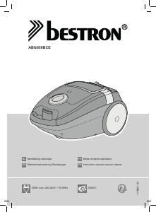 Manual Bestron ABG850BCE Maestro Plus Vacuum Cleaner