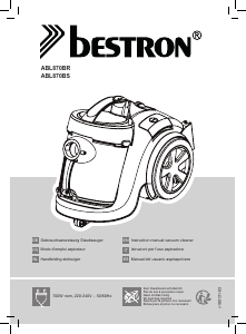 Manual de uso Bestron ABL870BR Designo Plus Aspirador