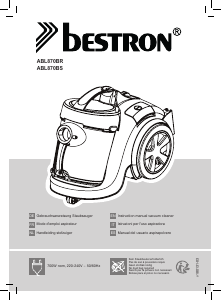 Manual Bestron ABL870BS Designo Plus Vacuum Cleaner