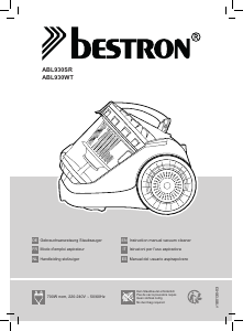 Manual Bestron ABL930WT Ecosenzo Plus Vacuum Cleaner