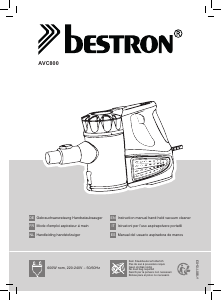Manual de uso Bestron AVC800 Practico Plus Aspirador