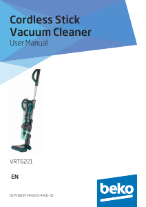 Manual BEKO VRT6221 Vacuum Cleaner