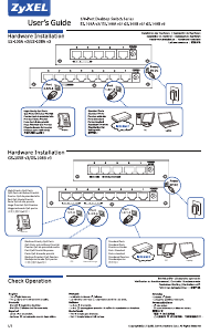 Manual ZyXEL GS-105B v3 Switch