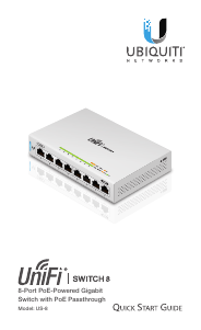 Handleiding Ubiquiti US-8 Switch