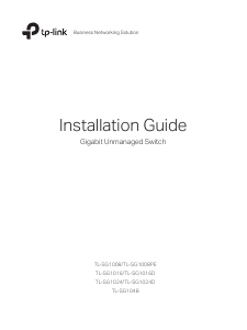 Manual TP-Link TL-SG1024 Switch