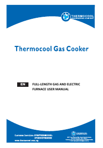 Manual Thermocool TPC 503G1E Range