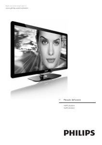 Manuale Philips 40PFL8505H LED televisore