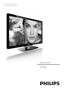 Manuale Philips 40PFL8505K LED televisore