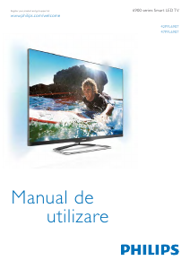 Manual Philips 47PFL6907K Televizor LED