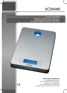 Manual Bomann KW 1420 CB Kitchen Scale