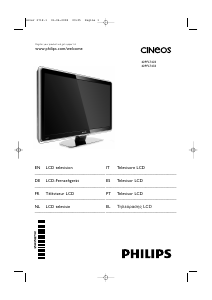 Manual de uso Philips 42PFL7423H Televisor de LCD