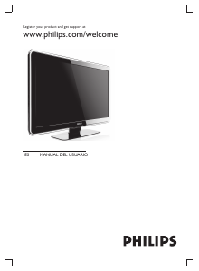 Manual de uso Philips 42PFL7633D Televisor de LCD