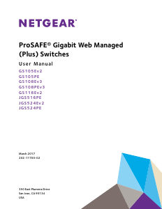 Manual Netgear GS105Ev2 Switch