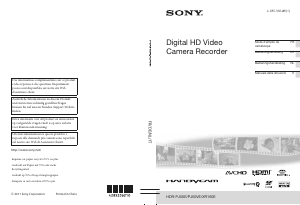Manuale Sony HDR-XR160E Videocamera