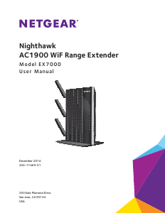 Manual Netgear EX7000 Nighthawk Range Extender