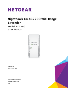 Manual Netgear EX7300 Nighthawk Range Extender