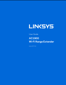 Manual Linksys RE7000 Max-Stream Range Extender