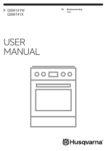 Bruksanvisning Husqvarna QSI6141X Spis
