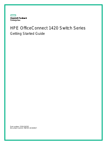 Manual HP 1420-8G Switch